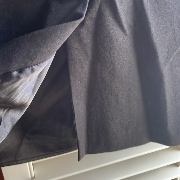 Black pencil skirt with side zip & back slit - Picture 5 of 9